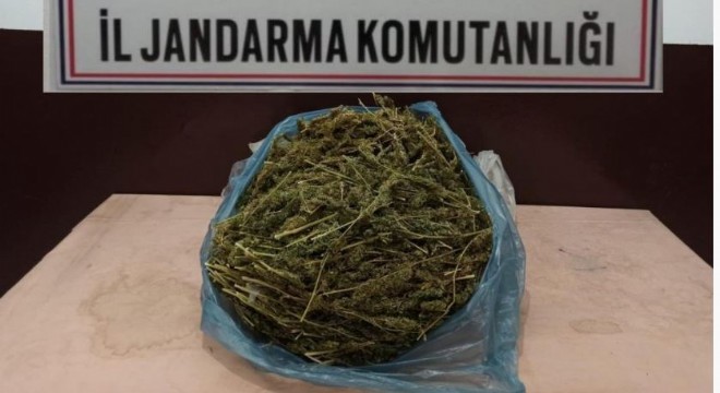 2  kilo 848 gram kubar esrar ele geçirildi